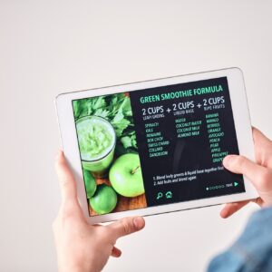 Reading green smoothie recipe